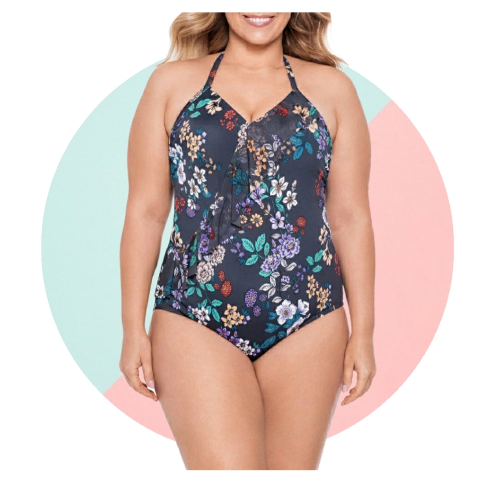 Women's PLUS SIZE One-piece Swimsuit 3X (24W -26W)